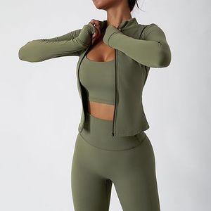 Conjunto Deportivo de Yoga al por Mayor con Costuras, Manga Larga, Tirantes Finos Cruzados Delanteros, Ajuste Delgado, Transpirable, Ropa Deportiva - Product Image 4