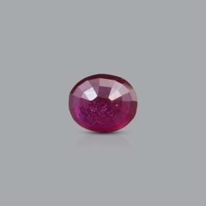 Natural Oval Cut Ruby 4.6 Carat Loose Gemstone 12mm for Fine Jewelry - Product Image 2