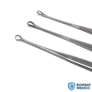 ชุดเครื่องมือคีบขูดโพรงมดลูกซิมส์ (ปลายแหลมและปลายทู่) - ทำจากสแตนเลส ใช้งานด้วยมือ - Product Image 2