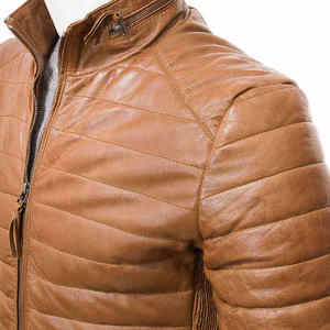 เสื้อแจ็คเก็ตหนังวัวแท้สำหรับผู้ชาย ยี่ห้อ NIGHTJAR INDUSTRY ขนาดสั่งทำพิเศษ สำหรับฤดูหนาว กันน้ำ ระบายอากาศได้ดี สวมใส่สบายๆ สไตล์สตรีทแวร์ แบบมีซิป - Product Image 6