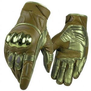 Guantes de Motocicleta de Cuero para Invierno, Impermeables, Térmicos, Compatibles con Pantalla Táctil, Tendencia en EE. UU. y Europa - Product Image 1