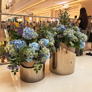 Customized Size Stainless Steel <b>Flower</b> <b>Box</b> Outdoor Decorative Metal Planters in Customised Colours - Product Image 4