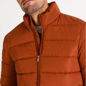 Customized Casual Wear Men's Winter Puffer Jacket Hooded Premium Quality Nylon Waterproof <b>Windproof</b> Available Multiple Colors - Product Image 2