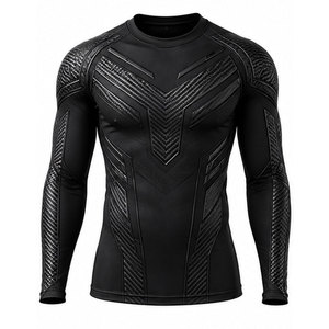Camiseta Deportiva para Hombre, Diseño Estampado, Tela Elástica, Material Suave, Cómoda para Entrenamiento - Product Image 1