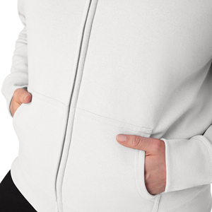 Sudadera con capucha de diseño moderno con cierre de cremallera para mujer, informal, para otoño e invierno, para hacer deporte y uso diario. - Product Image 6