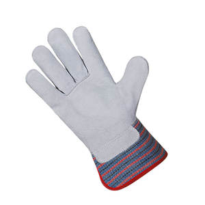 Gants de travail industriels pour la construction, gants de protection en cuir pour les travailleurs, 10,5 pouces, gants de sécurité générale - Product Image 1