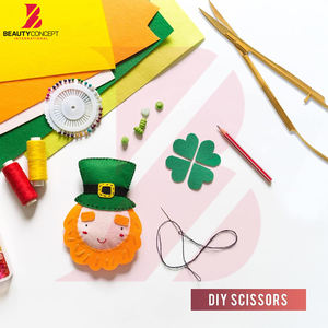 Tijeras de Precisión para Cejas y Pestañas, Ligeras, de Acero Inoxidable, con Hoja Curva de 4.25 Pulgadas, Color Dorado, para Diestros - Product Image 6