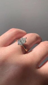 1.75 Carat Pear Cut Lab Grown Diamond Gold Engagement <b>Ring</b> for Women | Hidden Halo <b>Solitaire</b> Wedding Anniversary <b>Ring</b> | Luxury - Product Image 5