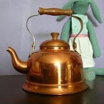 Vintage Style Copper <b>Tea</b> Kettle Wooden Handle Handcrafted Stovetop <b>Water</b> <b>Boiler</b> <b>for</b> Kitchen Home Hotel Restaurant Decoration Use - Product Image 2
