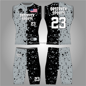 7v7 Uniform <b>Compression</b> Design Flag Football Uniforms Custom 7on7 Football Uniforms for Youth Custom Sublimated - Product Image 1