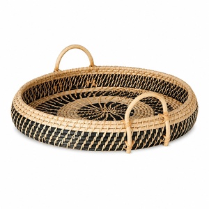ถาดหวายขายดี งานสานมือ ของตกแต่งบ้าน คุณภาพสูง งานฝีมือเวียดนาม - Product Image 1