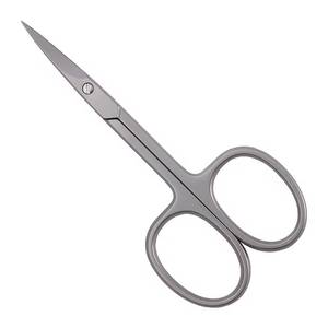 Ciseaux à ongles en acier inoxydable, lame droite, pointe acérée, poignée ronde, outil de manucure durable pour adultes - Product Image 1