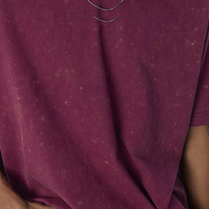 Nouveauté 2026 – T-shirts surdimensionnés en maille pour hommes, design personnalisé, haute qualité, effet délavé, 100 % coton respirant, style vintage, anti-plis - Product Image 2