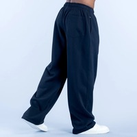 Pantalon large pour homme en coton/polyester, style unique, léger, 3 poches, coupe ample, personnalisable, respirant, écologique
