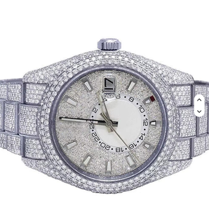 Reloj de Lujo con Correa de Aleación Cuadrada y Diseño de Cocodrilo, Resistente al Agua 5BAR, con Diamantes, para Uso Formal y de Negocios, Disponible - Product Image 2