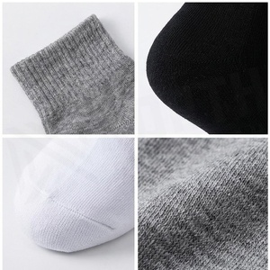 Ankle <b>Socks</b> Solid Color Cotton Breathable Daily Wear for Adults Spring Season - Product Image 4