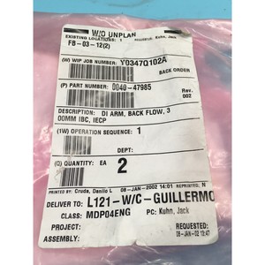 2 AMAT 0040-47985 DI ARM, RETORNO, 300MM IBC - Equipo y piezas de semiconductores de confianza de Trusted Global Legacy - Product Image 4