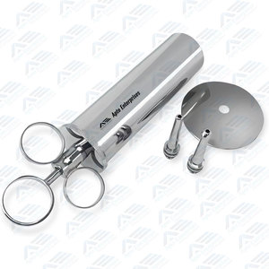 Jeringa de Aspiración Dental con Punta Tri-Stream Cromada, Irrigación Fácil y Segura, Sin Látex, Manual, de Acero Inoxidable - Product Image 3