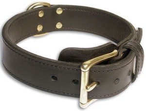 Collar clásico para perro de cuero de grano completo con resistencia superior de Divine International, proveedores profesionales de accesorios para mascotas - Product Image 2