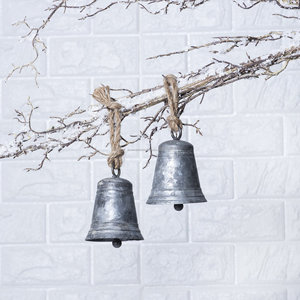 Adorno de árbol en latón antiguo con diseño de campana hecho a mano perfecto para decoración del hogar y suministros de arte colgante para árboles de Navidad - Product Image 5