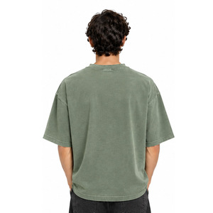 เสื้อยืดโอเวอร์ไซส์ผู้ชาย ผ้าฝ้าย 100% เสื้อผ้าผู้ชาย สตรีทแวร์ ใส่ได้ทุกวัน เสื้อยืดพื้นฐาน ทรงหลวม สวมใส่สบาย เสื้อผ้าฤดูร้อน ทันสมัย - Product Image 2