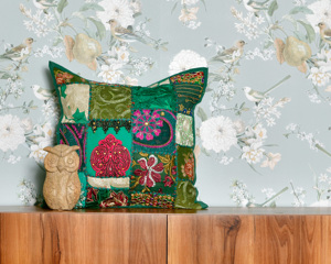 Indian Cotton Handcrafted Patchwork Khambadia Bohemian Style Eco-Friendly Customizable Cushion <b>Cover</b> <b>Sofa</b> Decor Export Quality - Product Image 3