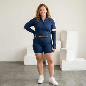 Ensemble de vêtements de sport sans coutures, effet seconde peau, marque privée, pour femmes, destiné aux détaillants et aux boutiques en ligne de fitness. - Product Image 5