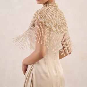 Nouvel Arrivage – Applique de soutien-gorge sexy en strass et diamants, ornée de perles de cristal et de longues franges à pampilles - Product Image 1
