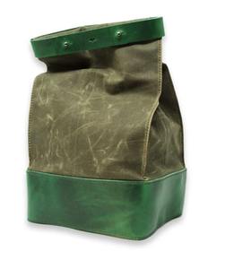 Sac à déjeuner isotherme en toile de cuir durable de qualité supérieure, sac isotherme à fermeture éclair, imperméable, réutilisable, pour le travail, LCLB-0011 - Product Image 1