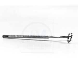 Pince de fixation Hoffman Thronton Globe en acier inoxydable, instrument chirurgical ophtalmique AMHC-R-415 certifié CE Classe II pour la rétine - Product Image 2