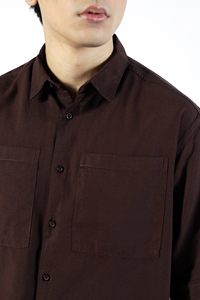 Camisas Elegantes e Informales de Manga Tres Cuartos, 100% Algodón Satinado, Diseño Cruzado, para Hombre, Tallas Grandes, Colección de Verano, Uso Diario - Product Image 6