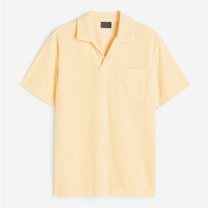 Chemise polo de golf personnalisée de haute qualité avec logo, t-shirt polo 100% coton, polos unis pour hommes - Product Image 6