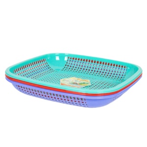 Colador de plástico en forma de V ecológico y versátil, cesta 4T4, conveniente y duradera para el hogar, cocina, tienda y almacén - Product Image 4