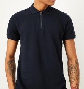Polo en coton poly premium pour homme, tissu jersey respirant au toucher doux, coupe classique, vêtement décontracté pour tous les jours, couleur unie - Product Image 6