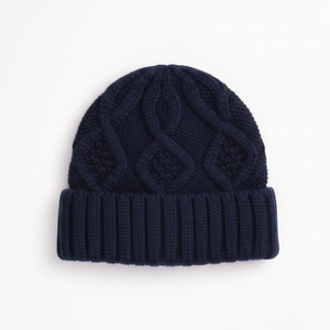 Unisex striped beanie hat Black yellow knitted <b>winter</b> <b>cap</b> Casual style for adults High quality <b>winter</b> wear - Product Image 4