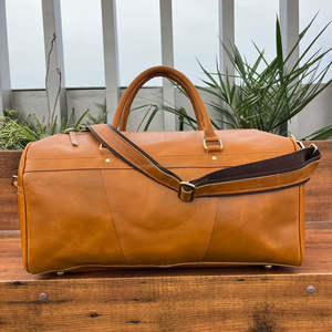 กระเป๋าเดินทางหนังวัวแท้สำหรับทุกเพศ - Product Image 5