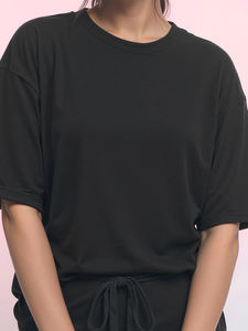 Conjunto de Camiseta y Pantalones Cortos de Algodón y Felpa para Hombre, Diseño Personalizado OEM, Transpirable, Informal, de Otoño, 2 Piezas, Color Personalizado, Diseño Digital - Product Image 5