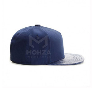 Casquettes Snapback décontractées 100 % coton fabriquées au Pakistan – Style unique, ajustables, toutes saisons, tissu courant - Product Image 2