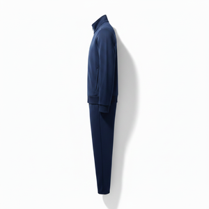 Wholesale Price Men's Plain Casual Sweatsuit Solid Breathable Training 2 Piece Set Cotton Unisex <b>Tracksuit</b> For Adults - Product Image 4