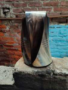 Natural Horn Coffee Mug & Buffalo Horn Glasses | Handmade Reusable Portable Christmas Design for Beer <b>Wine</b> & Home Decor - Product Image 2
