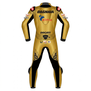 Mono de Carreras de Motociclismo Jack Miller MotoCP Rucati de Una Pieza, Profesional, con Armadura de Nivel 2 CE - Product Image 2