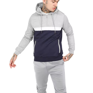 Conjunto Deportivo para Hombre con Bloques de Color, Estilo Casual, Poliéster y Algodón, Corte Regular, con Bolsillos Laterales, para Otoño - Product Image 3