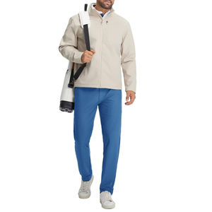 Pantalon de golf pour homme léger et de haute qualité, coupe classique, coupe-vent, pantalon de sport décontracté, couleur personnalisée, poches latérales en toile - Product Image 6