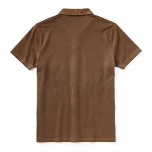 Chemise décontractée anti-rides pour homme avec poche, 100 % coton respirant, fournisseur d'usine sous marque privée, haute qualité, logo personnalisé - Product Image 3