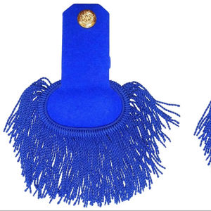 Epaulettes de Hombro con Flecos Dorados Hechos a Mano, Accesorios Decorativos para Uniformes y Trajes Ceremoniales, Talla Personalizada - Product Image 1