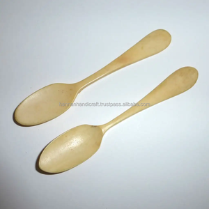 ช้อนเขาสัตว์แบบเรียบง่ายเป็นมิตรกับสิ่งแวดล้อมสำหรับงานปาร์ตี้ ของตกแต่งบ้าน อุปกรณ์ทำอาหาร-นำกลับมาใช้ใหม่ได้และทนทาน - Product Image 2