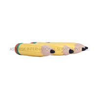 Ensemble de crayons en feutre de laine pure de Nouvelle-Zélande 100% faits à la main de qualité supérieure, 4 pièces, unisexe, ornement de Noël, jouets éducatifs, 2-4 ans, couleurs variées