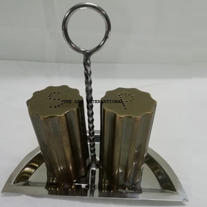 Juego de Salero y Pimentero de Acero Inoxidable Contemporáneo, Recipientes Creativos para Condimentos a Bajo Precio - Product Image 6