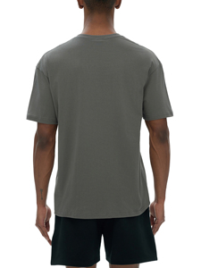 เสื้อยืดลำลองผู้ชายไซส์ใหญ่ ผ้าฝ้าย 100% 220 GSM คอกลม แขนสั้น แห้งเร็ว ระบายอากาศดี เป็นมิตรกับสิ่งแวดล้อม ไซส์พลัส - Product Image 5