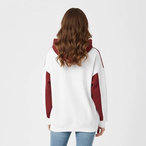 Hoodie court zippé décontracté pour femme, style streetwear hiver, 100% coton, intérieur moelleux, 280-480 grammes, épaules tombantes - Product Image 5